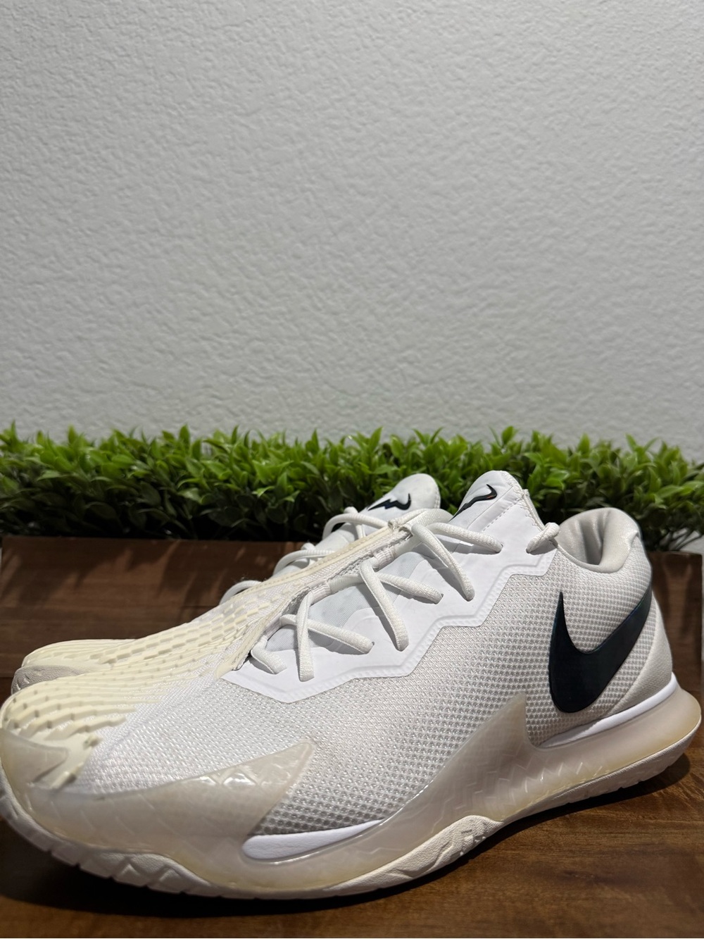 Nike Zoom Vapor Cage 4 RAFA Tennis Shoes White Black DD1579-101 Men’s Size 13 - Picture 6 of 11